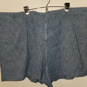 Women's Blue Casual Shorts